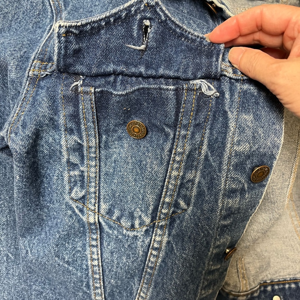 Levi's Blue Denim Trucker Vintage 1990’s Jacket - Picture 9 of 9